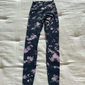 Lululemon tie dye align leggings, size 2